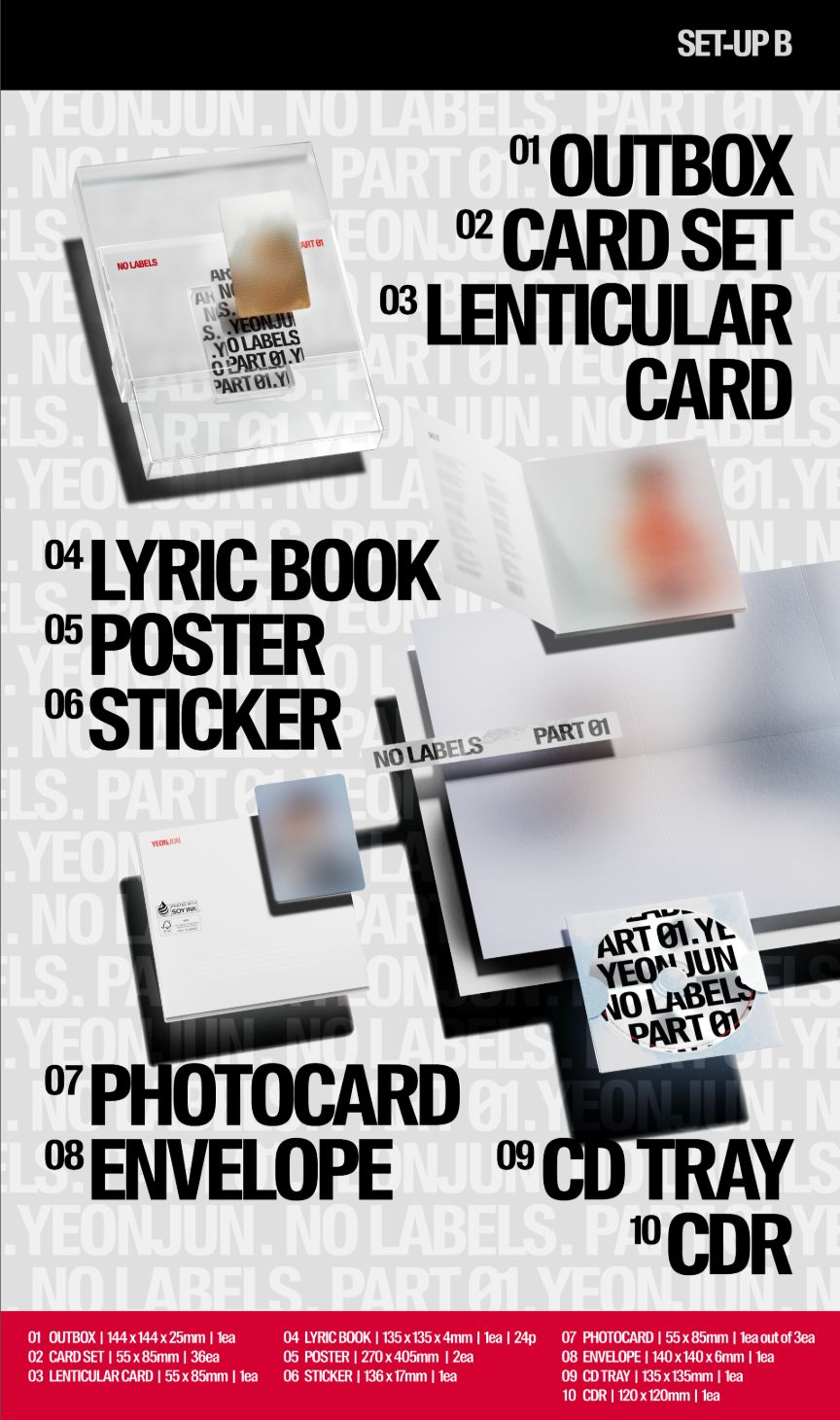 YEONJUN (TXT) - NO LABELS: PART 01 + Apple Music Photocard Nolae