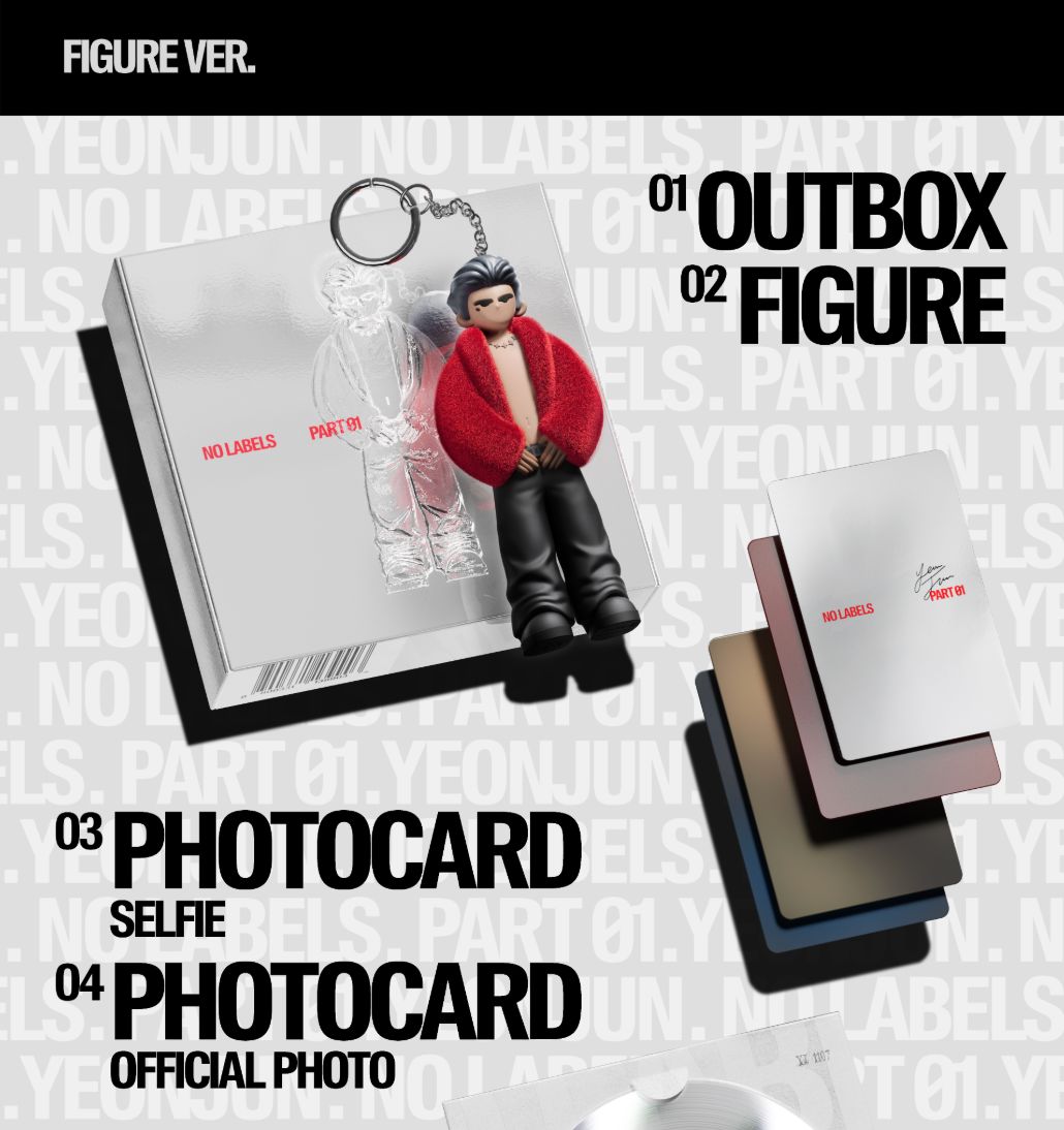 ヨンジュン　no lavels フィギュアver. YEONJUN (TXT) - NO LABELS: PART 01 (FIGURE VER.)