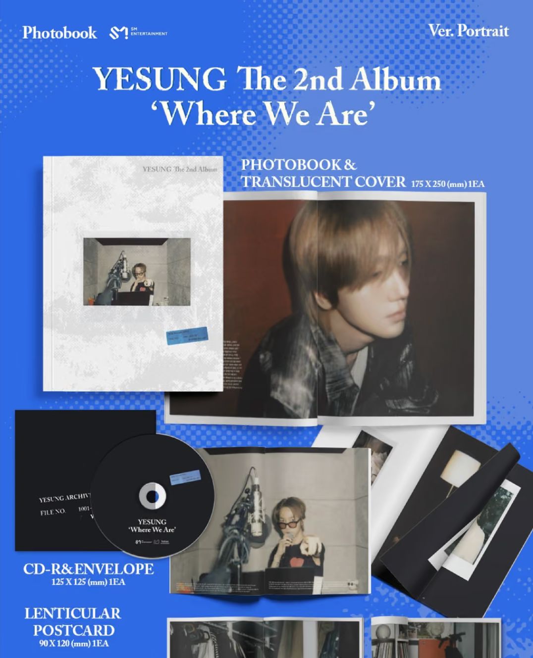YESUNG (SUPER JUNIOR) - WHERE WE ARE (PHOTOBOOK VER.) + Apple Music Gift Nolae