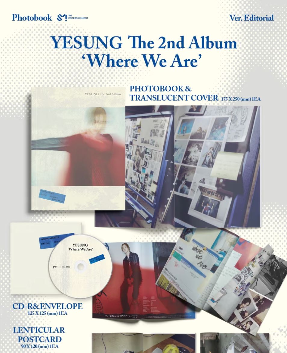 YESUNG (SUPER JUNIOR) - WHERE WE ARE SET + Apple Music Gift Nolae