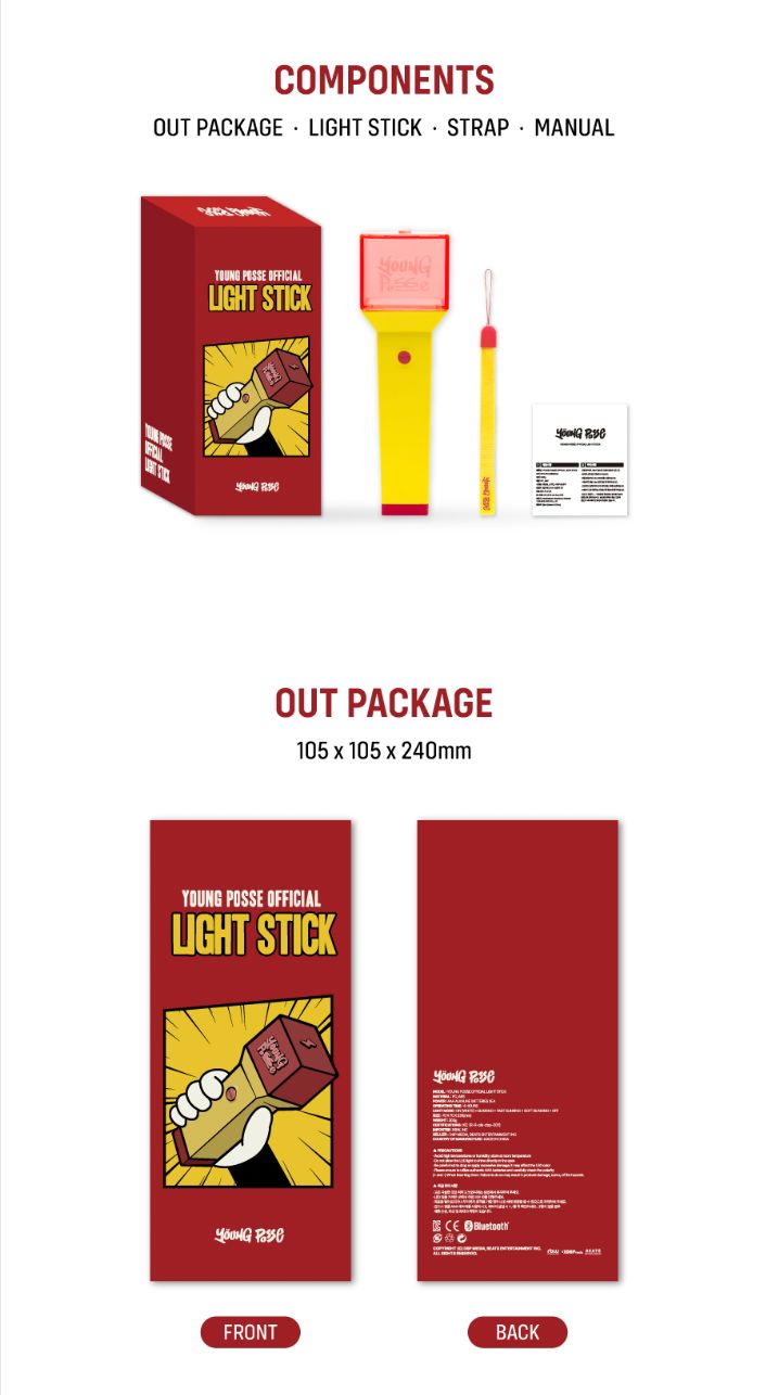 YOUNG POSSE - OFFICIAL LIGHT STICK Nolae