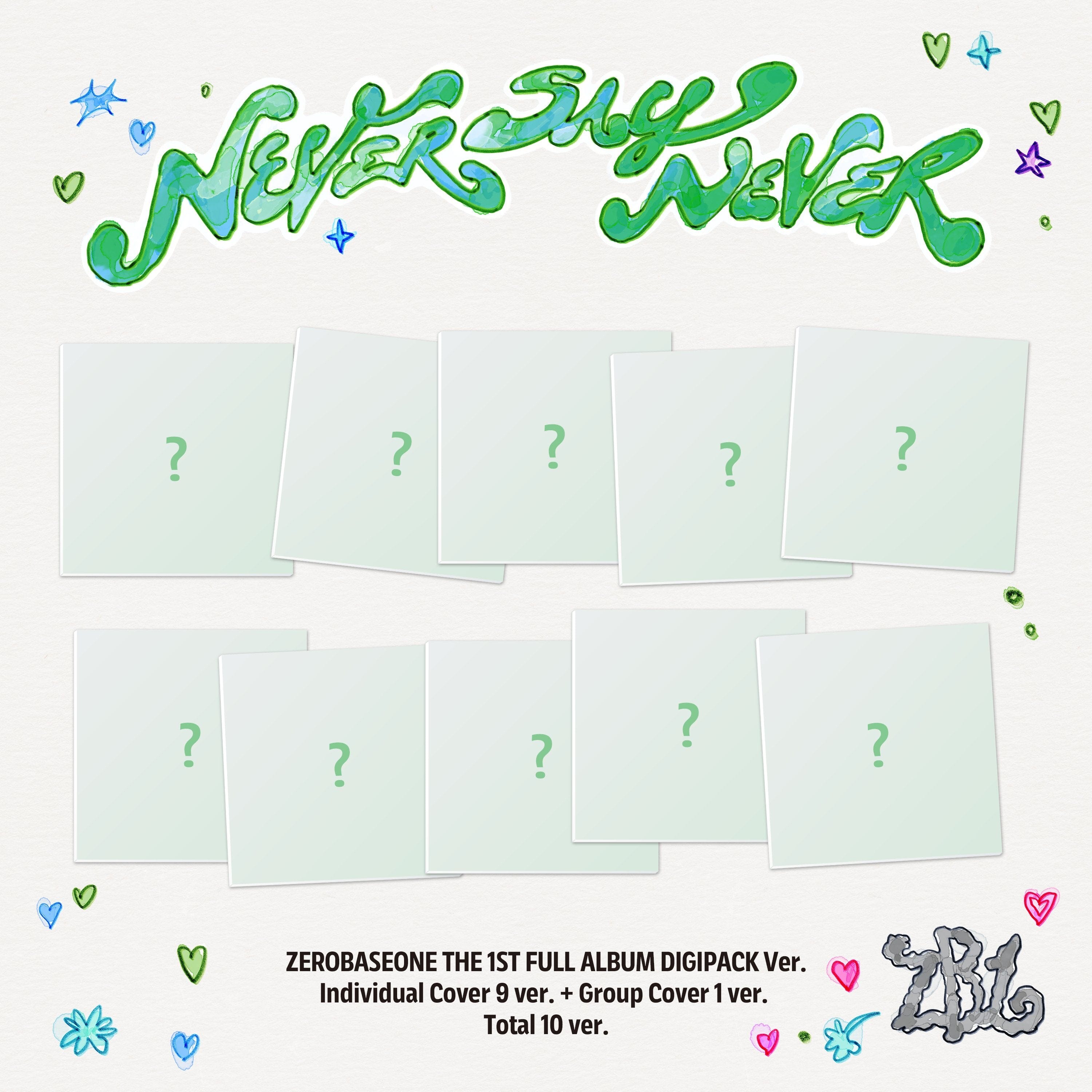 ZB1 - NEVER SAY NEVER (DIGIPACK VER.) Nolae