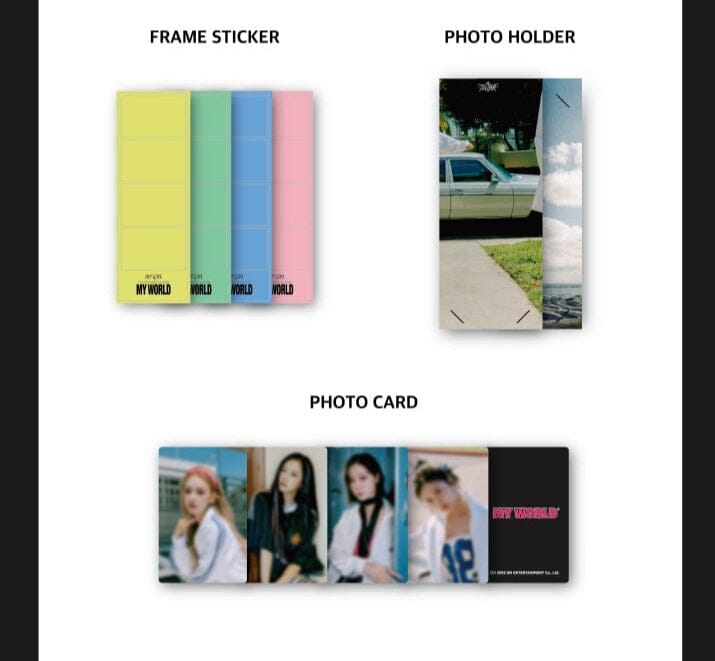 AESPA - MEMORY COLLECT BOOK (MY WORLD) Nolae Kpop