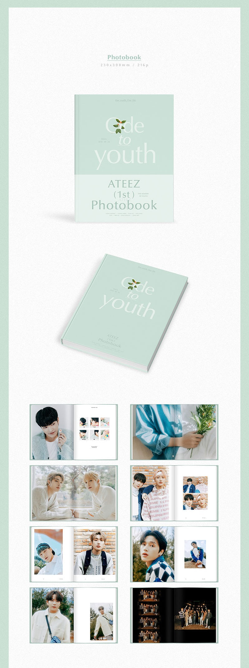 アート・デザイン・音楽 ATEEZ 1st Photobook ATEEZ - 1st Photobook [ODE TO YOUTH]