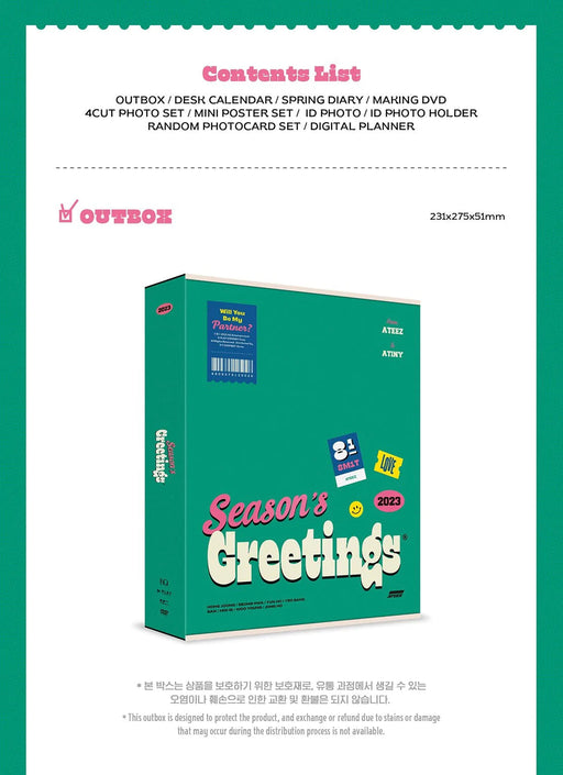ATEEZ - 2023 SEASON'S GREETINGS Nolae Kpop