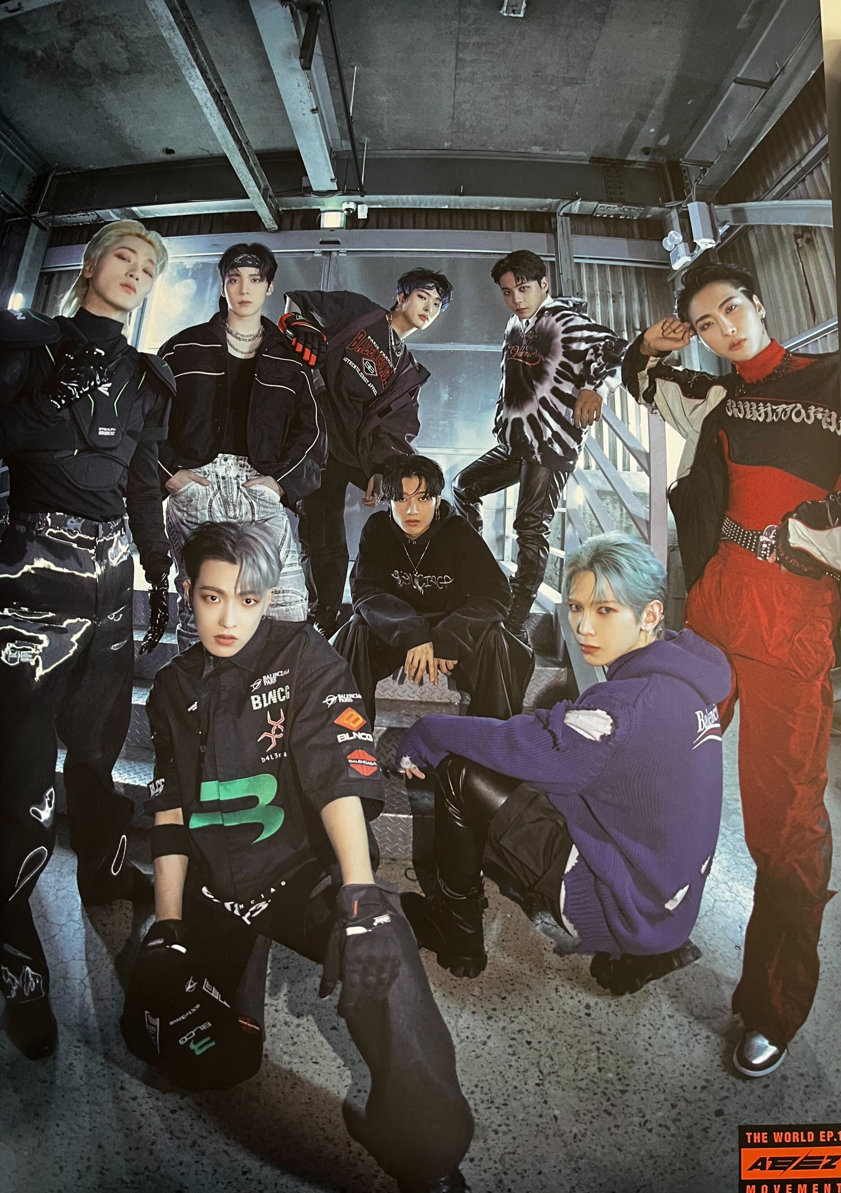 ATEEZ - THE WORLD EP.1 : MOVEMENT POSTER Nolae Kpop