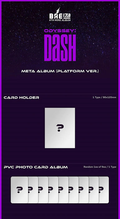 BAE173 - ODYSSEY DASH (PLATFORM VER.) 4TH MINI ALBUM Nolae Kpop