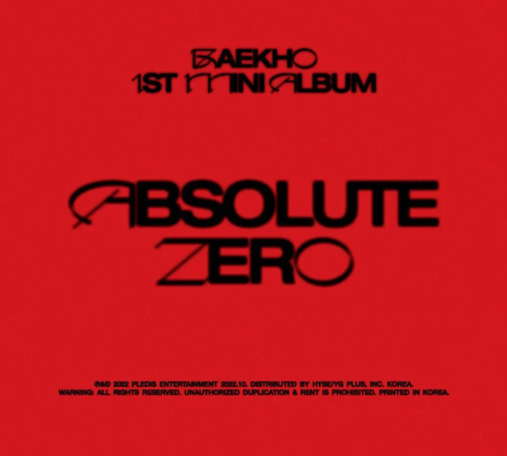 BAEKHO - ABSOLUTE (1ST MINI ALBUM) Nolae Kpop