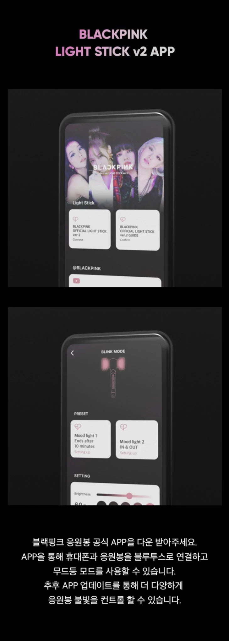 BLACKPINK - OFFICIAL LIGHT STICK VER.2 RENEWAL EDITION