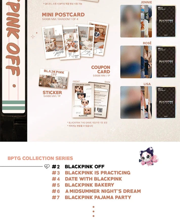 BLACKPINK - THE GAME PHOTOCARD COLLECTION Nolae Kpop