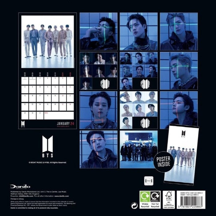 BTS Wall Calendar 2024 (Limited Edition) — Nolae