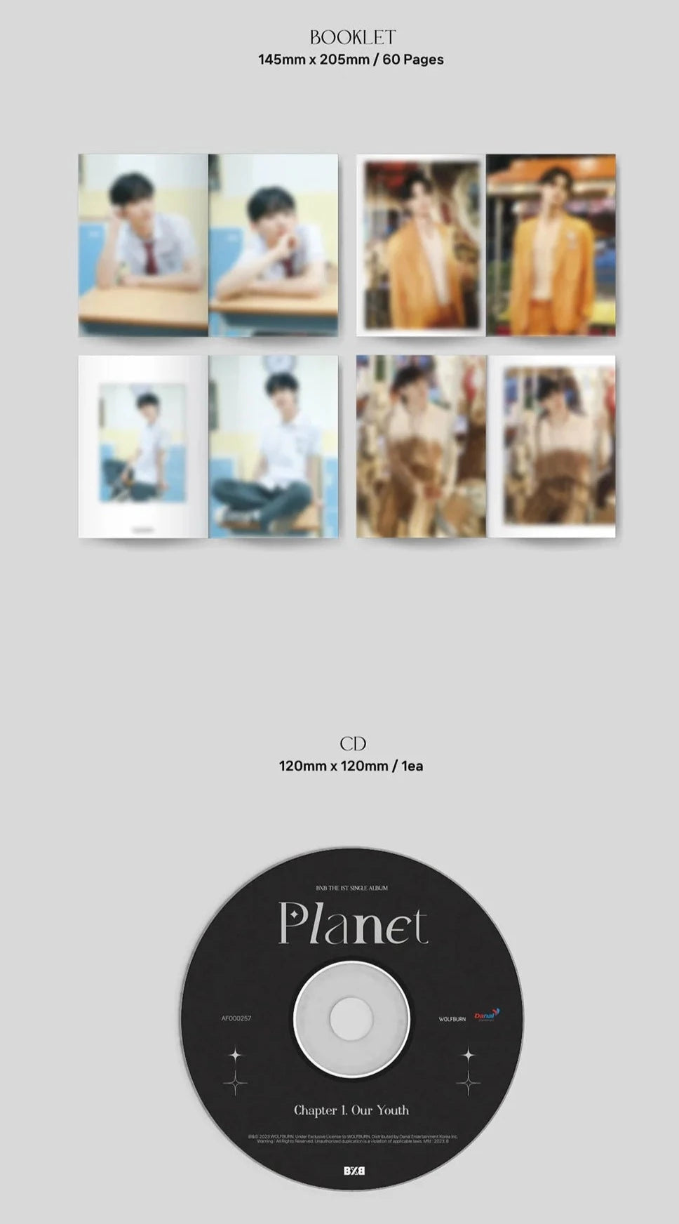 BXB - CHAPTER 1. OUR YOUTH (1ST SINGLE ALBUM) Nolae Kpop