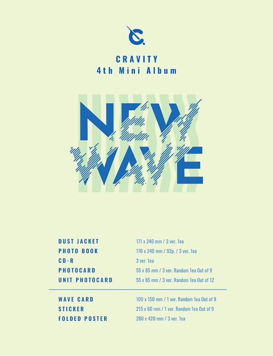 CRAVITY - NEW WAVE (4TH MINI ALBUM) Nolae Kpop