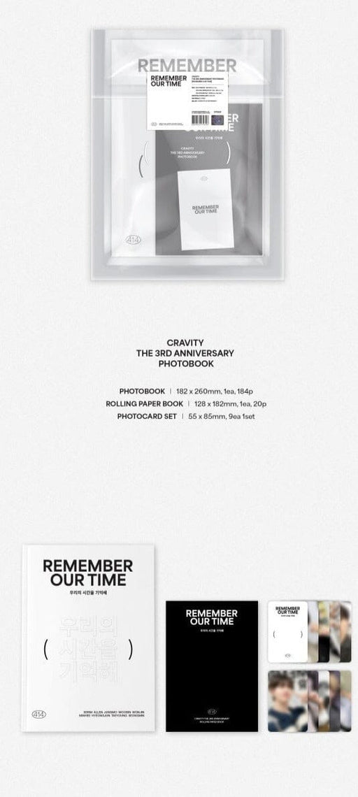 CRAVITY - THE 3RD ANNIVERSARY PHOTOBOOK [REMEMBER OUR TIME] Nolae Kpop