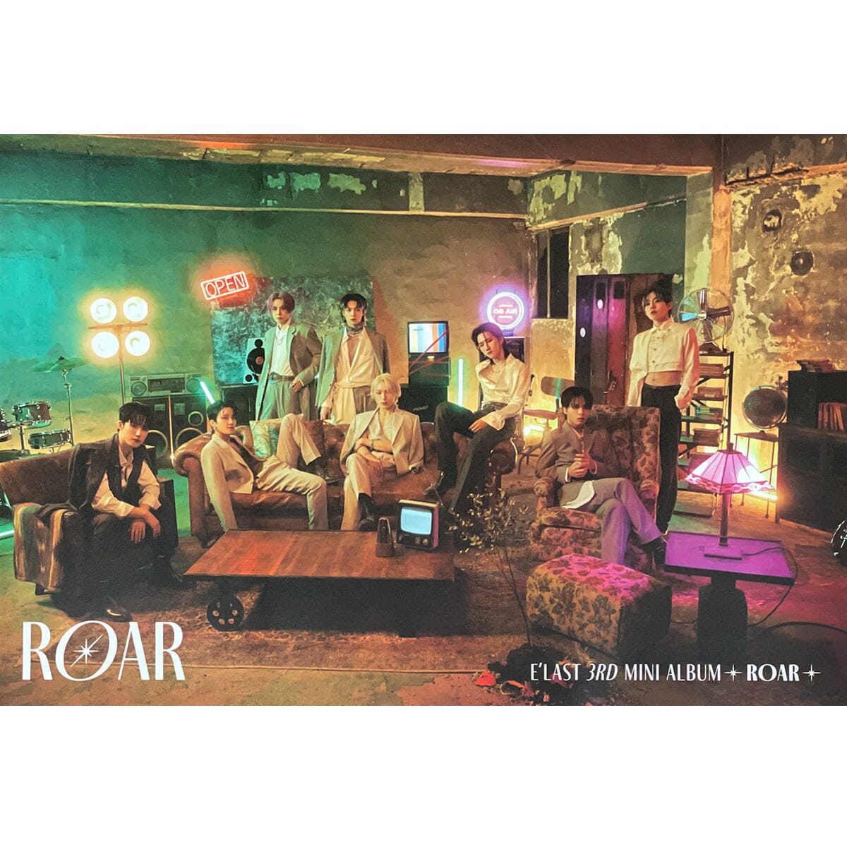 E’LAST - 3rd Mini [ROAR] - POSTER Nolae Kpop