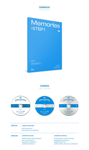 ENHYPEN - PIECES OF MEMORIES & MEMORIES: STEP 1 DvD Nolae Kpop