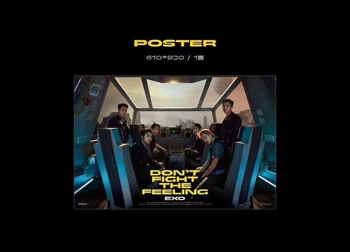 EXO - DON'T FIGHT THE FEELING - Poster
