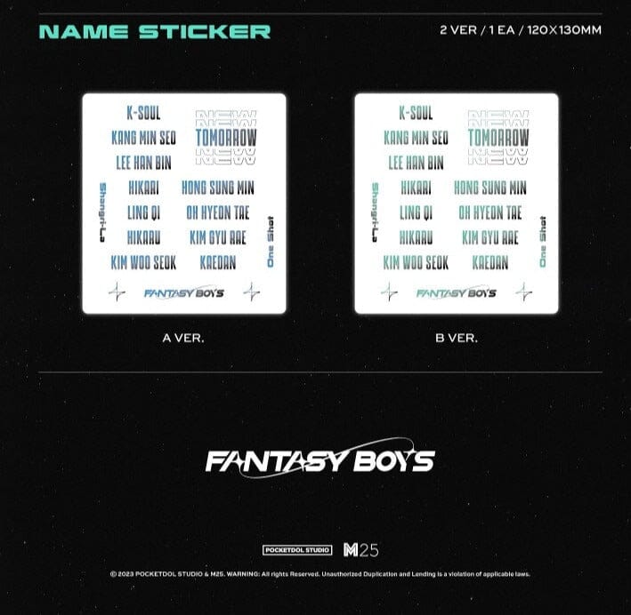 FANTASY BOYS - NEW TOMORROW (1ST MINI ALBUM) Nolae Kpop