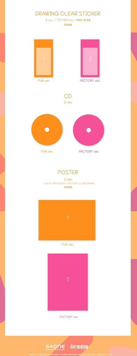 FROMIS_9 - 1st Single [Fun Factory] (A:Fun / B: Factory Ver.) - FROMIS 9