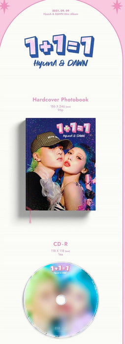 Hyuna&Dawn - 1st Mini Album [1+1=1]