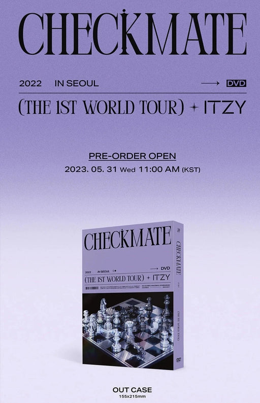 ITZY - 2022 ITZY 1ST WORLD TOUR - CHECKMATE IN SEOUL (DVD) Nolae Kpop
