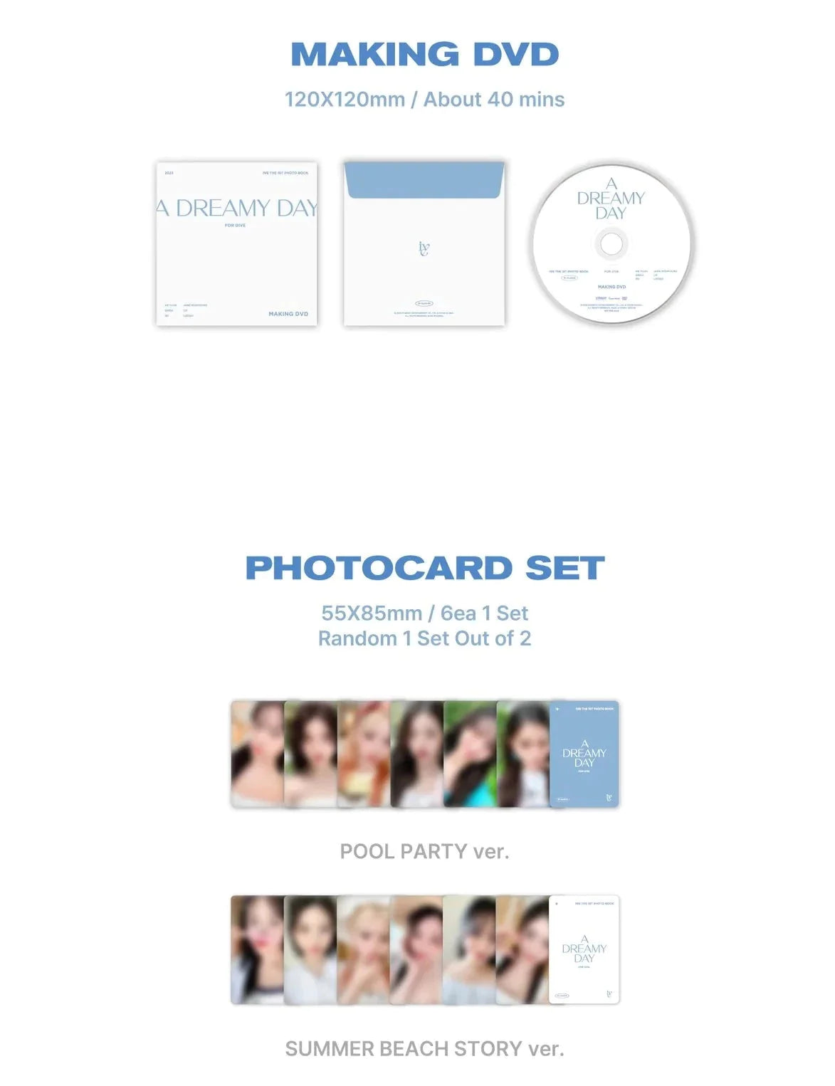 IVE - THE 1ST PHOTOBOOK (A DREAMY DAY) + Withmuu Photocard Nolae Kpop