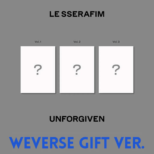 LE SSERAFIM - UNFORGIVEN (1st Studio Album) Set + Weverse Gift Nolae Kpop