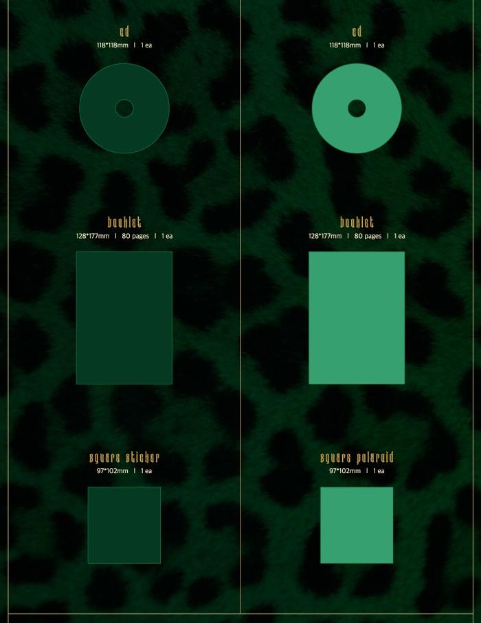 Mamamoo -10th Mini [TRAVEL] DEEP GREEN / LIGHT Green VER.