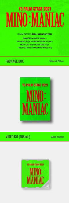MINO - YG PALM STAGE 2021 [MINO : MANIAC] KIT VIDEO Nolae Kpop