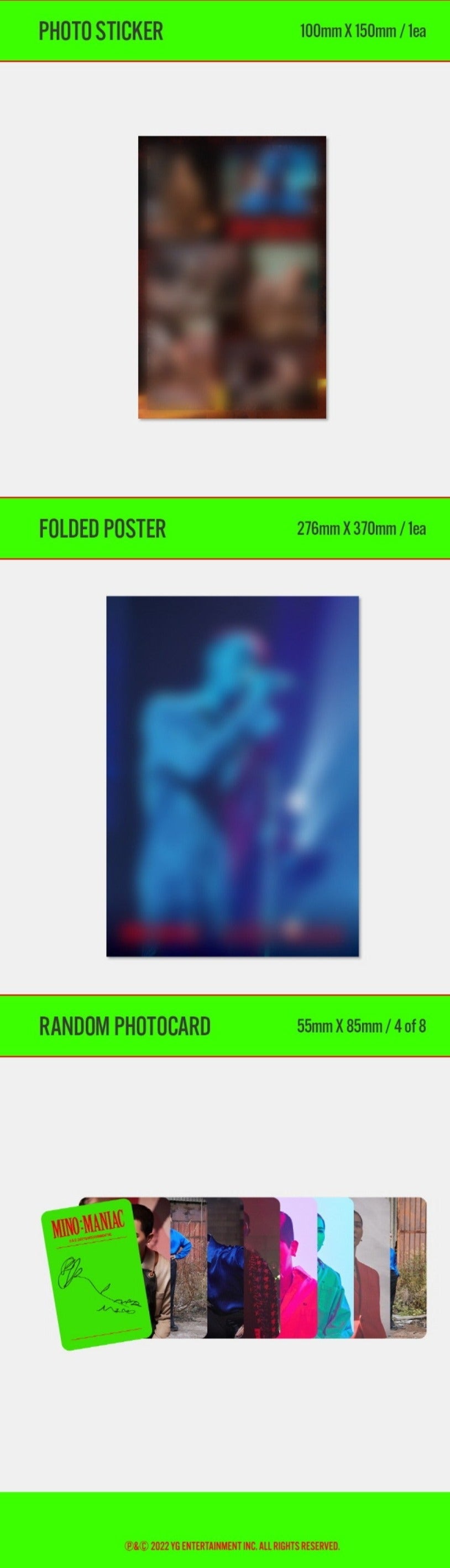 MINO - YG PALM STAGE 2021 [MINO : MANIAC] KIT VIDEO Nolae Kpop