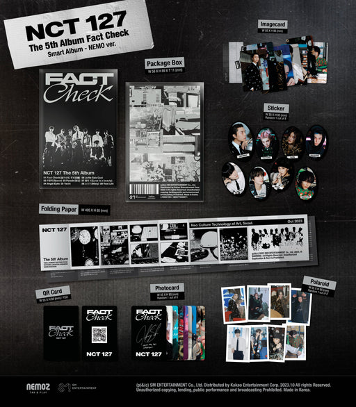 NCT 127 - FACT CHECK (THE 5TH ALBUM) QR VER. Nolae Kpop