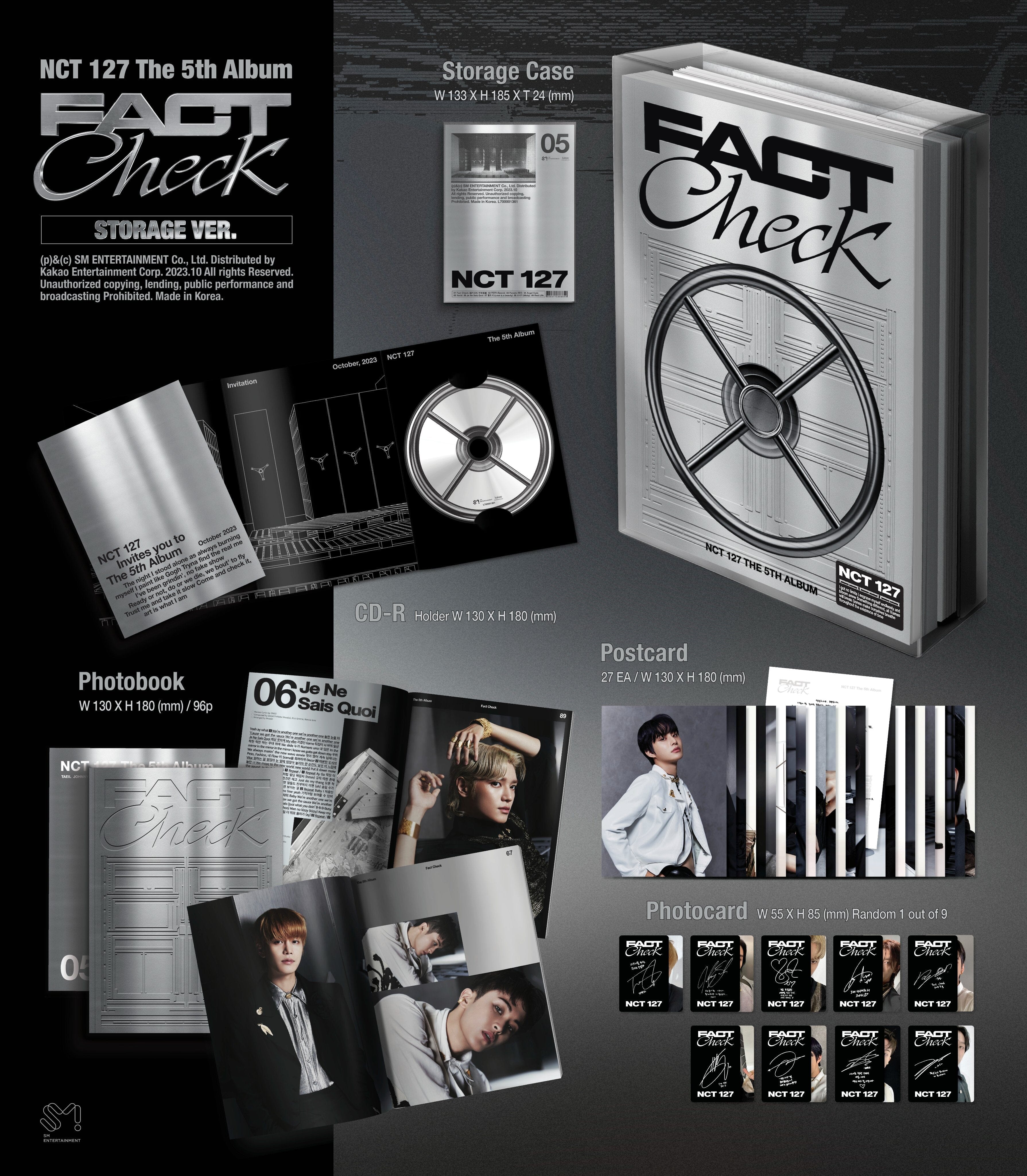 NCT 127 - FACT CHECK (THE 5TH ALBUM) STORAGE VER. Nolae Kpop