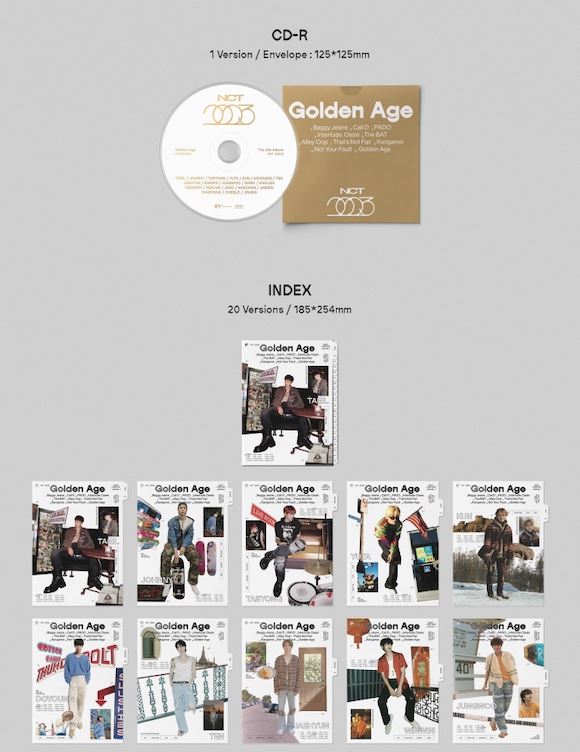 NCT - GOLDEN AGE (4TH FULL ALBUM) COLLECTING VER. Nolae Kpop