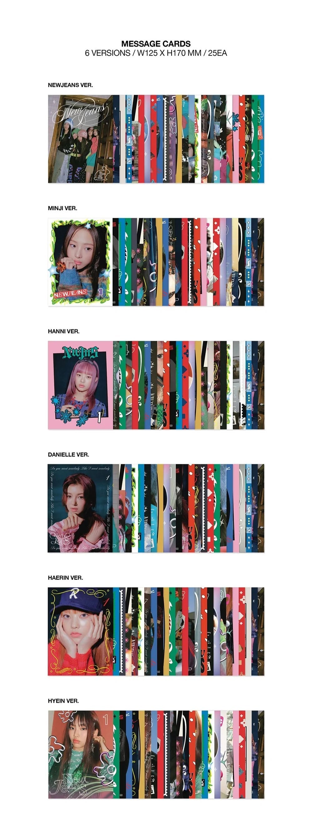 NewJeans - [OMG]Message Card ver.(Set ver)+ Weverse Gift Nolae Kpop