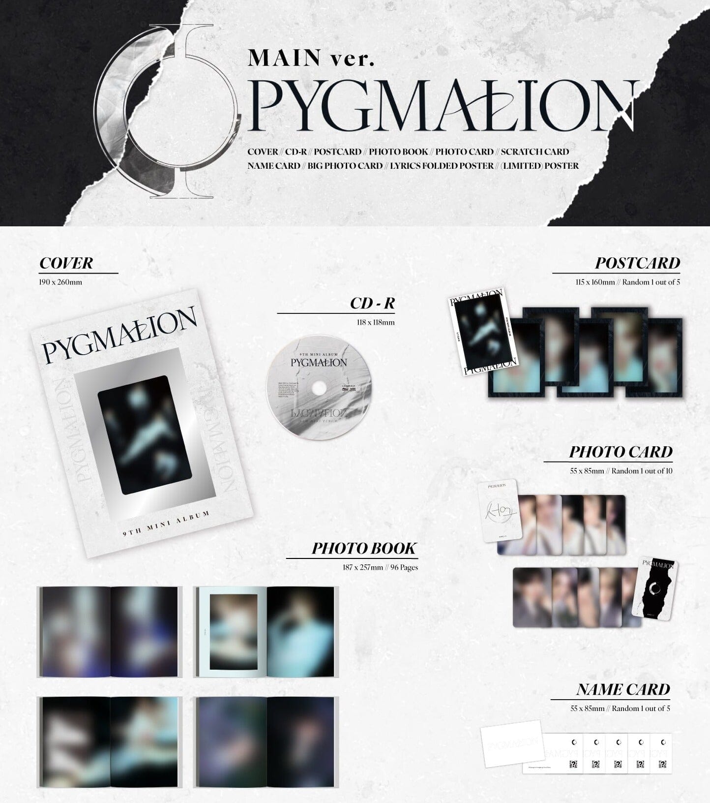 ONEUS - 9th Mini Album [PYGMALION] (MAIN ver.) Nolae Kpop