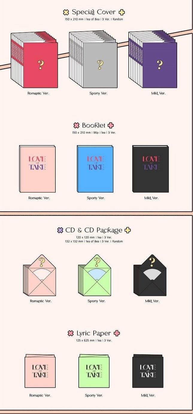 PENTAGON - [LOVE or TAKE] 11th Mini