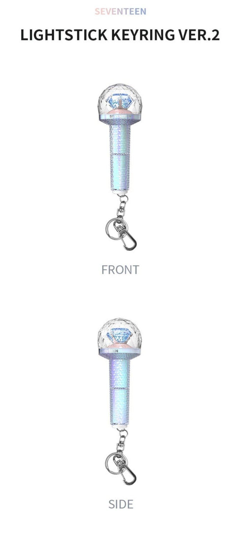 SEVENTEEN セブチ カラット棒 ペンライトキーリング ver2 SEVENTEEN - Lightstick [Keyring] Ver.2