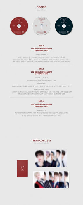 Seventeen - [Power of love] Concert DVD Nolae Kpop