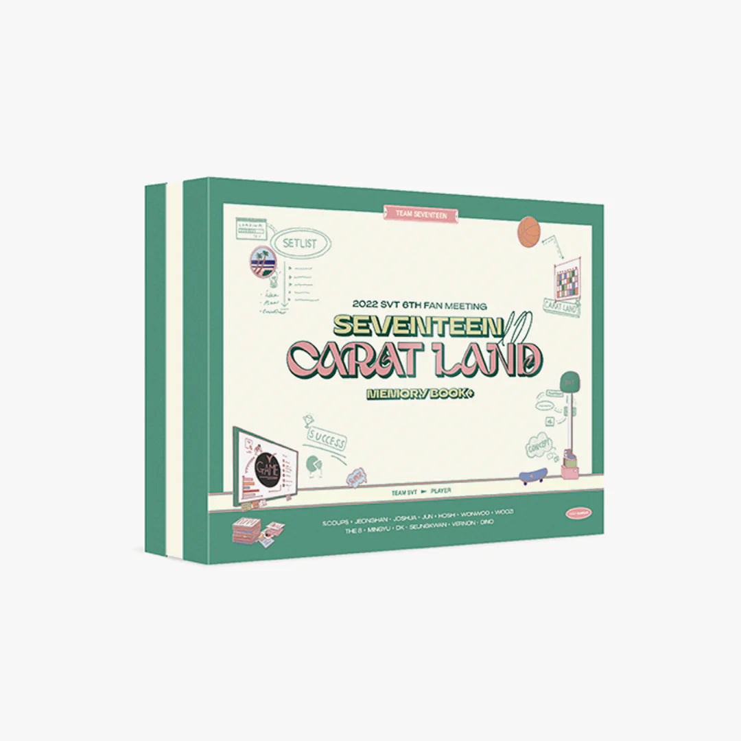 SEVENTEEN SEVENTEEN IN CARAT LAND MEMORY BOOK + DVD — Nolae