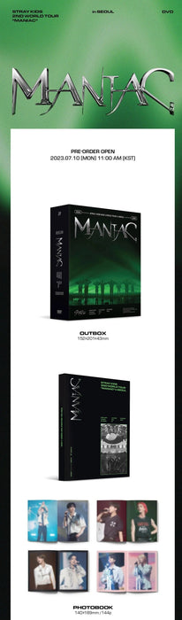 STRAY KIDS - 2ND WORLD TOUR "MANIAC IN SEOUL" DVD Nolae Kpop