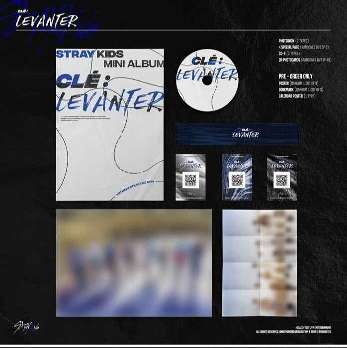 Stray Kids Levanter factory Limited Edition Album hyunjin Special Page