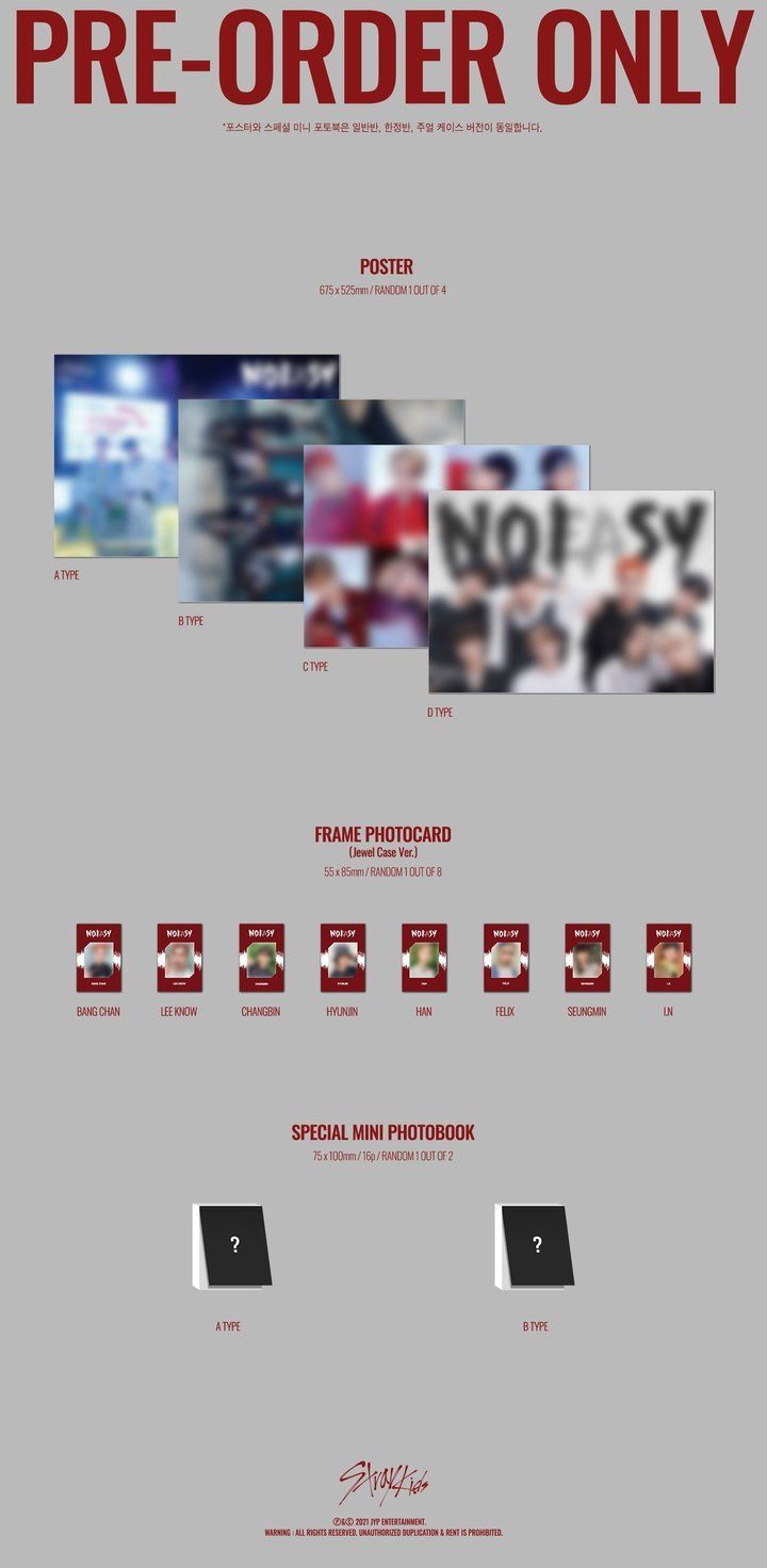 STRAY KIDS - Vol.2 [NOEASY] Jewel Case Ver.