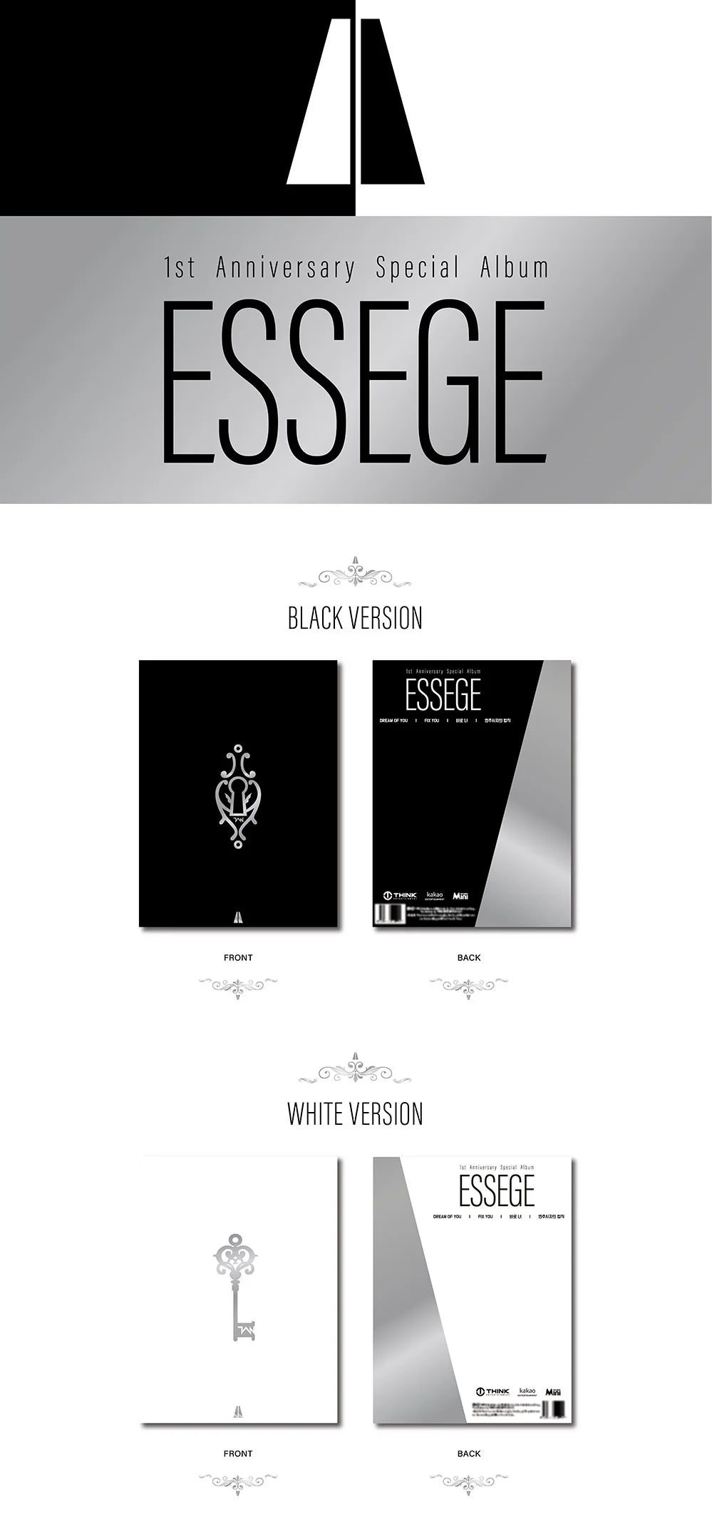 TAN - ESSEGE 1ST ANNIVERSARY SPECIAL ALBUM (META VER.) Nolae Kpop