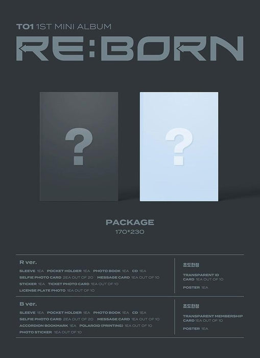 TO1 - 1st Mini Album [RE:BORN] - Pre Order