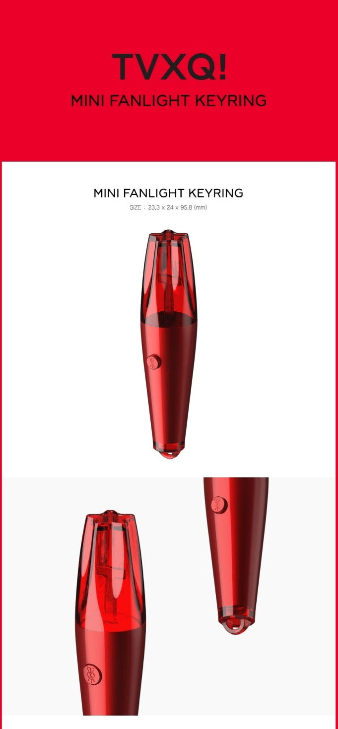 TVXQ - MINI FANLIGHT KEYRING ver. 2 Nolae Kpop