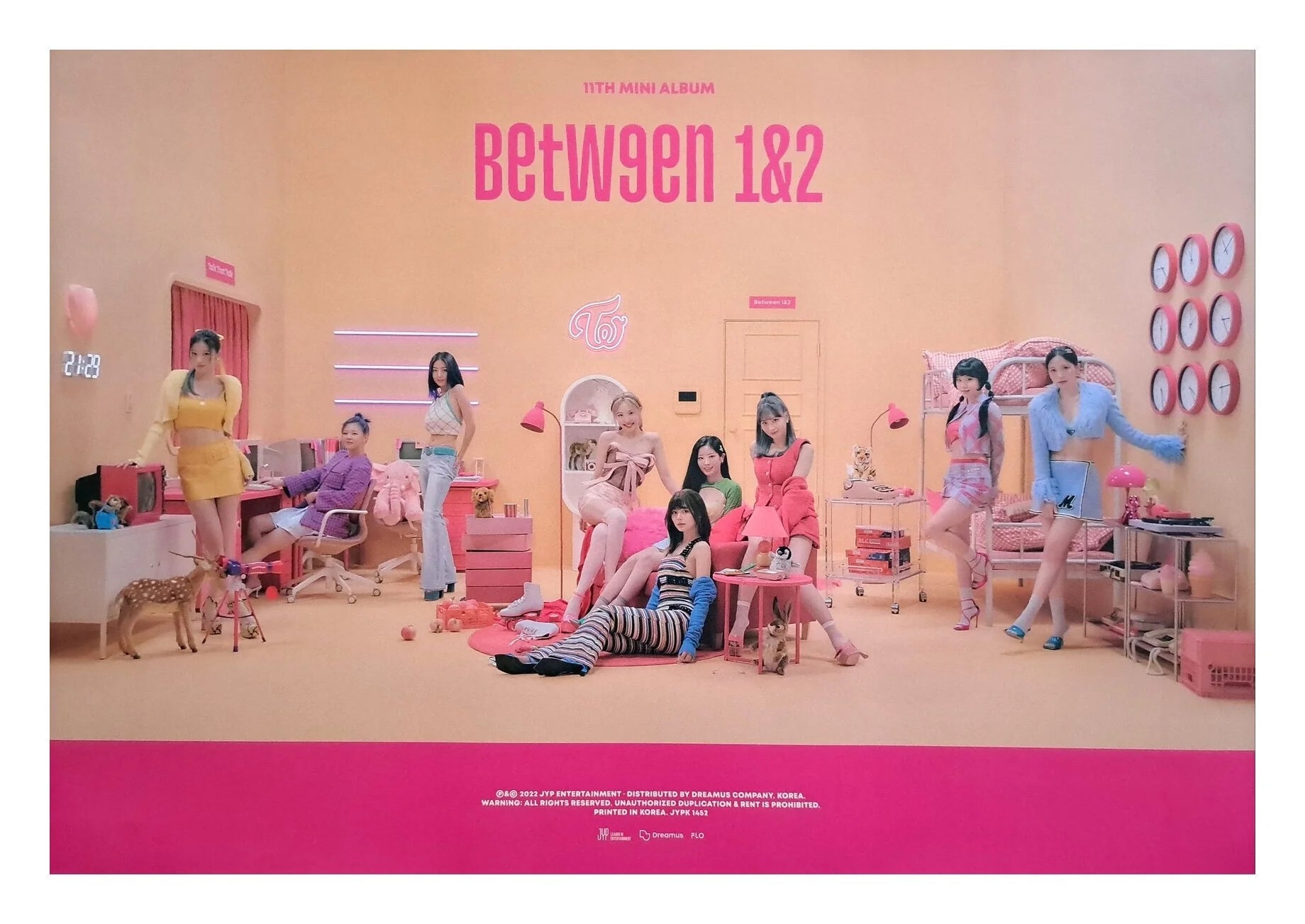 TWICE - BETWEEN 1&2 (11TH MINI ALBUM) - POSTER Nolae Kpop