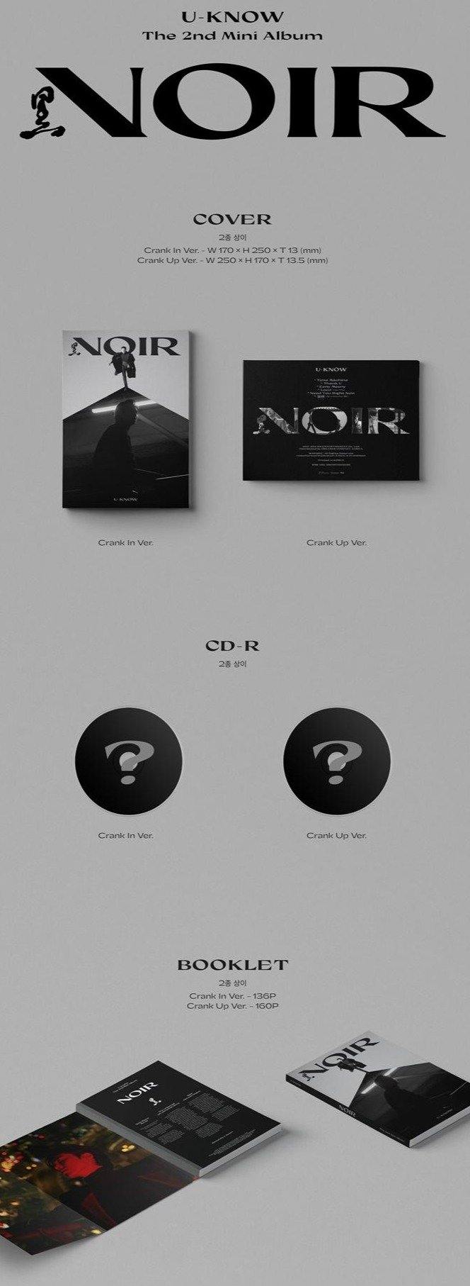 U-Know - 2nd Mini [NOIR] (Crank In/Up Ver.)