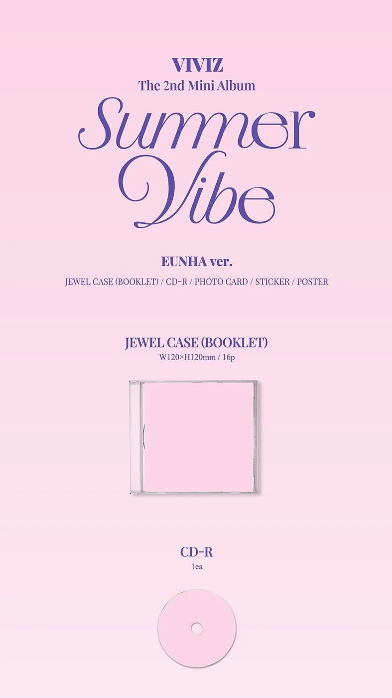 VIVIZ - 2ND MINI ALBUM SUMMER VIBE (JEWEL CASE) Nolae Kpop