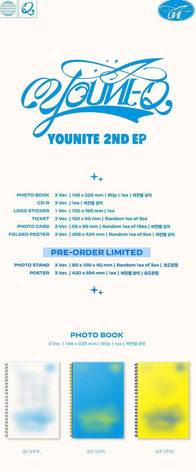 YOUNITE - 2ND EP [YOUNI-Q] Nolae Kpop