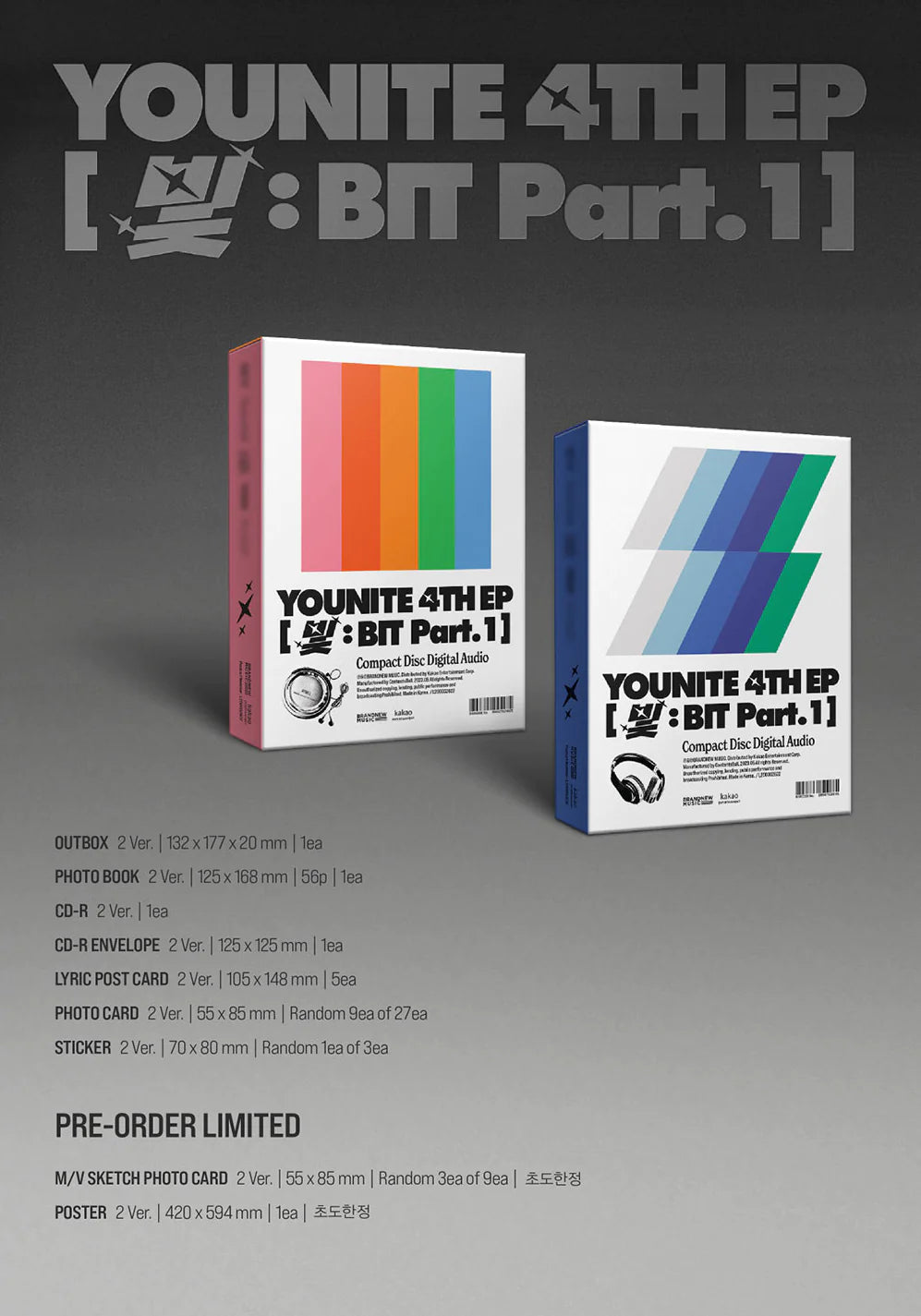 YOUNITE - BIT PART.1 (4TH EP ALBUM) Nolae Kpop